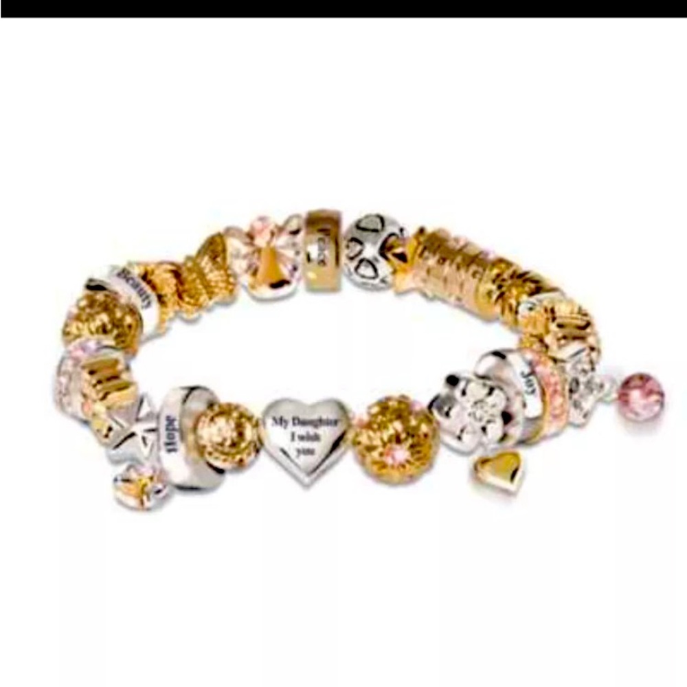 IOS Bradford exchange “my daughter I wish you” charm bracelet. Need replacement